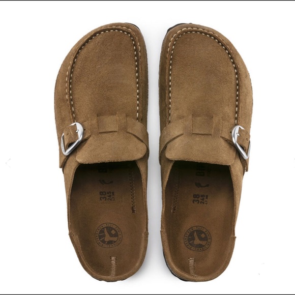 NWT Birkenstock Buckley Suede in Tea - Picture 4 of 16